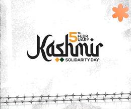 kashmir day poster